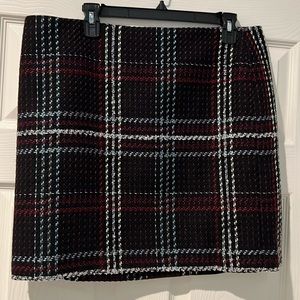 White House, Black market new with tags plaid mini skirt